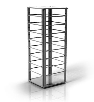 128 Pair 4 Sided 8 Tier Earring Spinner 128 Pair 4 Sided 8 Tier Earring Spinner