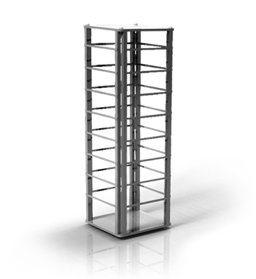 96 4 Sided 8 Tier Earring Spinner 96 4 Sided 8 Tier Earring Spinner