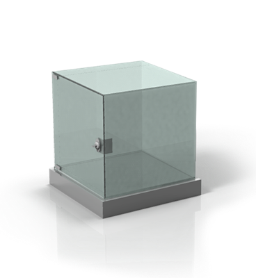 Lockable Vitrine w/pad Lockable Vitrine w/pad