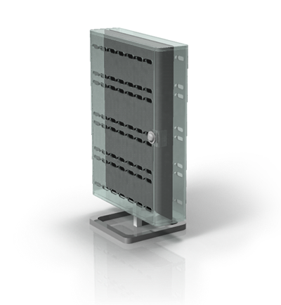 2 Sided Lockable Watch Fixture 2 Sided Lockable Watch Fixture