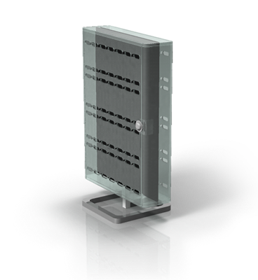 2 Sided Lockable Watch Fixture 2 Sided Lockable Watch Fixture