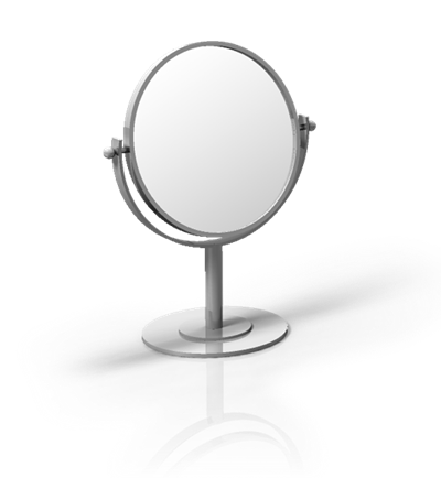 Double Sided Round Mini Mirror Double Sided Round Mini Mirror