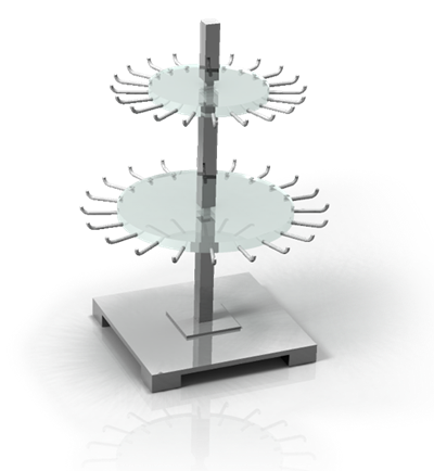 2 Tier Rev. Key Fob Unit 2 Tier Rev. Key Fob Unit