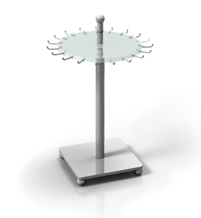 Single Tier Adjustable Key Fob Unit Single Tier Adjustable Key Fob Unit